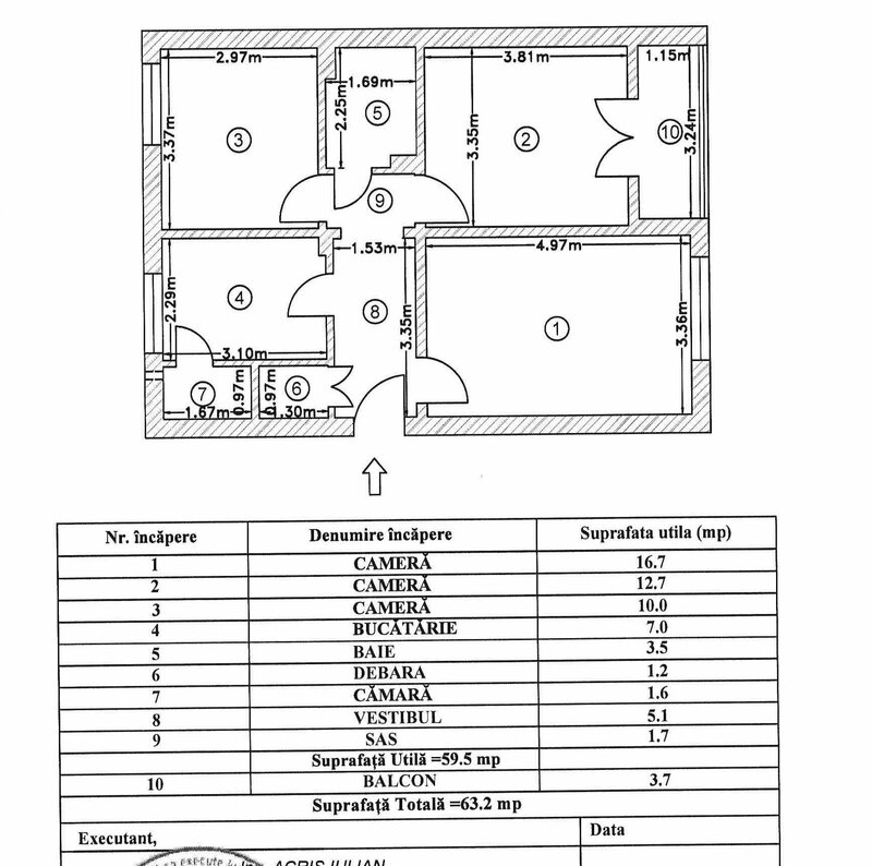 Titan, la 5 minute metrou Costin Georgian,  pe intrarea Muncii, bloc 1977,